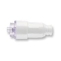 Straight infusion connector