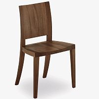 Contemporary chair PIMPINELLAindooroakwalnut