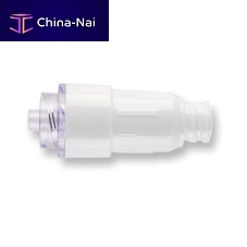 Straight infusion connector