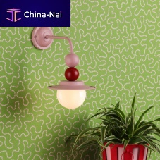 Contemporary wall light NEO indooropalescent glassspherical