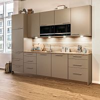Contemporary kitchen PICNICoakstainless steelaluminum