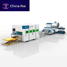 Coil-fed cutting machine laserfor aluminumfor titanium