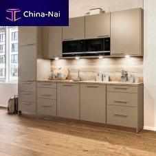 Contemporary kitchen PICNICoakstainless steelaluminum
