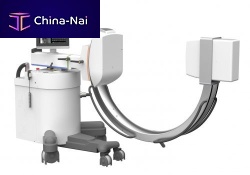 Mobile C-arm Cyberbloc FPwith flat panel detectorwith integrated video monitor