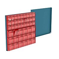 Louvre panel with storage bins V-401/V-402 series