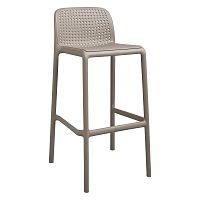 Contemporary stool SET 4polypropylenefiberglassplastic base