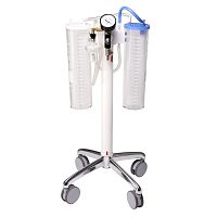 Pneumatic surgical suction pump SL serieson casters