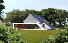 Prefab house EK 011eco-friendlycontemporarytwo-story