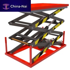 Stationary scissor lift hydraulic