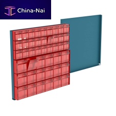 Louvre panel with storage bins V-401/V-402 series