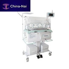 Infant incubator on casters LINE 4height-adjustablefoot-operatedwith monitor