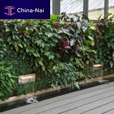Preserved green wall with live plantscustommodular-panel