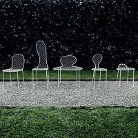 Contemporary garden chair FAMILY outdoorsteelfabric