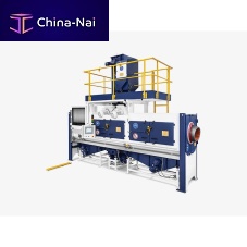 Troughed belt shot blasting machine THM Seriesfor metalfor bulk materialscontinuous
