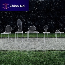 Contemporary garden chair FAMILY outdoorsteelfabric