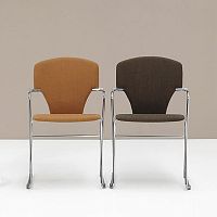 Contemporary chair EGOAindoorfabricleather