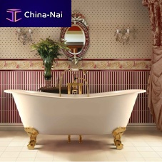 Oval bathtub VASCA ELEGANCEfree-standingcompositewhite