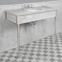 Brass washbasin stand LB 6334 WHceramicmarble