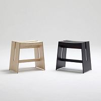 Contemporary stool SWING : AX039oak
