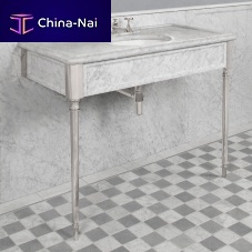 Brass washbasin stand LB 6334 WHceramicmarble