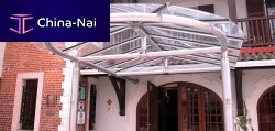 Window canopy OUVRAGES D'ARTfor doorstainless steelglass