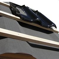 Thermal insulation AIRDACHexpanded polystyrenerigid panelfor ventilated roofs