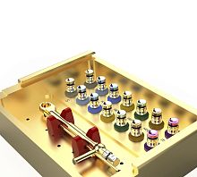 Dental prosthetics instrument kit C-TW2