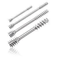 General purpose compression bone screw CANULA cannulatedheadlessmetallic