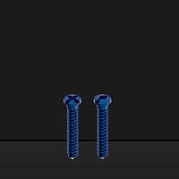 Maxillofacial compression bone screw MICS-1.2-S series