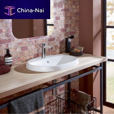 Built-in washbasin ARCHITECTURAceramic1-holewith overflow