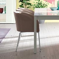 Contemporary chair SPEISENindoorfabricleather