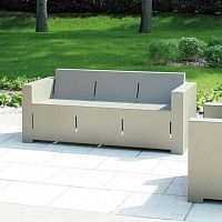 Outdoor sofa MANOA contemporarysteelanthracite