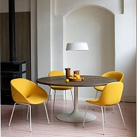 Contemporary chair Besoindoorfabricleather
