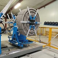 Automatic coiler take-up ED90DX2for hosescoil