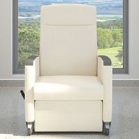 Manual chemotherapy chair Jordan Active3-sectionon castersadjustable backrest