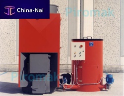 Hot water boiler AC-90/Aelectricwoodvertical
