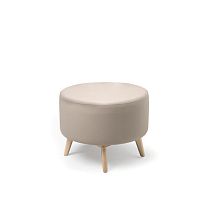 Contemporary ottoman BULLE B41woodenindoorcommercial