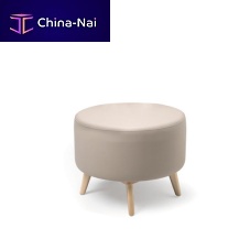 Contemporary ottoman BULLE B41woodenindoorcommercial