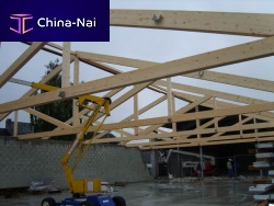 Wooden roof truss LIDLglulamprefab