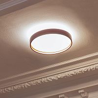 Contemporary ceiling light ALINAroundstainless steelPMMA