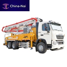 Mobile truck-mounted concrete pump HB39Vfor construction