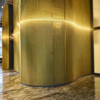 Removable partition MODULIA S LAITON fixedhomefor offices