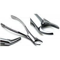 Pediatric dental extraction forceps TI-03-1003for tooth rootsfor upper molarsfor lower molars