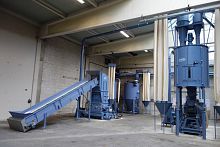 Plastic waste compactor HV seriesstationaryrotating