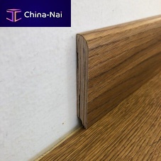 Brown baseboard BATTISCOPAwoodenrectangulardecorative