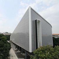 Panel curtain wall ECOARKrecycled plasticdecorativeheat-recovery