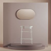 Wall-mounted bathroom mirror ARCHI contemporaryovalvertical