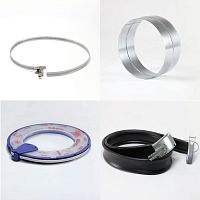 Steel hose clamp screwflexible