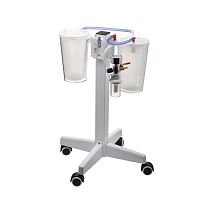 Body fluids suction jar stand YDA0020trolley-mounted2 jars