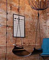 Rope swing seat Tuularplywoodfor public spacehanging